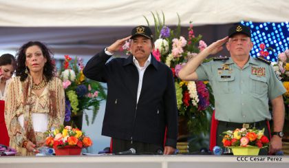 Acto del 37 Aniversario del Ejército de Nicaragua