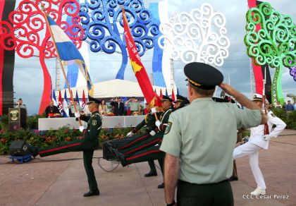 Acto del 37 Aniversario del Ejército de Nicaragua