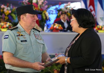 Acto del 37 Aniversario del Ejército de Nicaragua