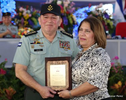 Acto del 37 Aniversario del Ejército de Nicaragua