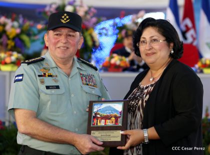 Acto del 37 Aniversario del Ejército de Nicaragua