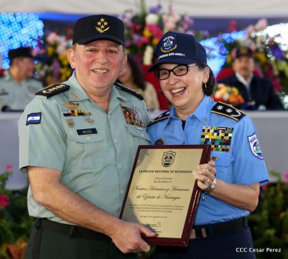 Acto del 37 Aniversario del Ejército de Nicaragua