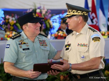 Acto del 37 Aniversario del Ejército de Nicaragua