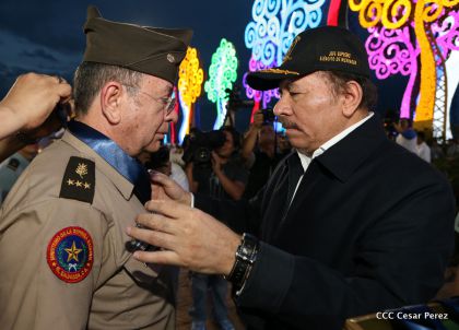 Acto del 37 Aniversario del Ejército de Nicaragua