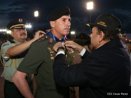 Acto del 37 Aniversario del Ejército de Nicaragua