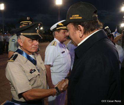 Acto del 37 Aniversario del Ejército de Nicaragua