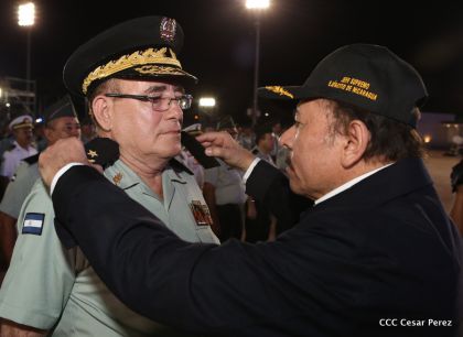 Acto del 37 Aniversario del Ejército de Nicaragua