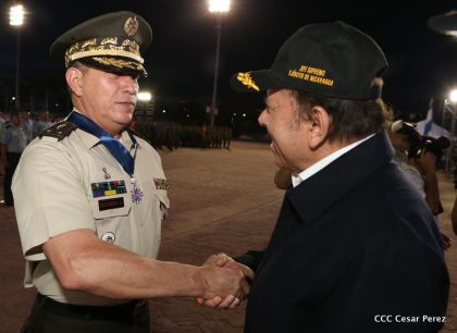 Acto del 37 Aniversario del Ejército de Nicaragua