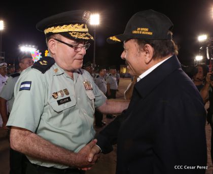 Acto del 37 Aniversario del Ejército de Nicaragua