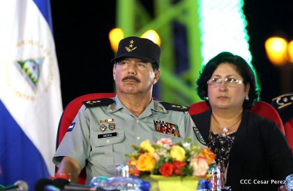 Acto del 37 Aniversario del Ejército de Nicaragua