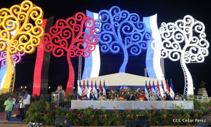 Acto del 37 Aniversario del Ejército de Nicaragua