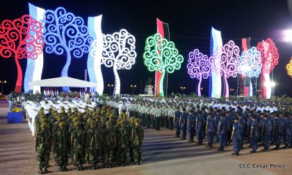 Acto del 37 Aniversario del Ejército de Nicaragua