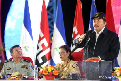 Acto del 37 Aniversario del Ejército de Nicaragua