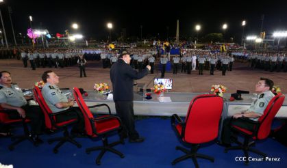 Acto del 37 Aniversario del Ejército de Nicaragua