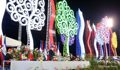 Acto del 37 Aniversario del Ejército de Nicaragua