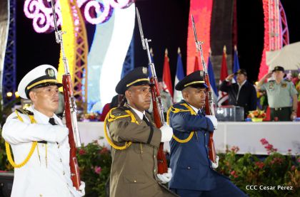 Acto del 37 Aniversario del Ejército de Nicaragua