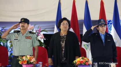 Acto del 37 Aniversario del Ejército de Nicaragua