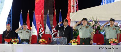 Acto del 37 Aniversario del Ejército de Nicaragua