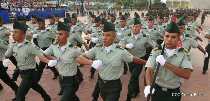 Acto del 37 Aniversario del Ejército de Nicaragua
