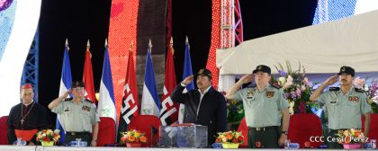 Acto del 37 Aniversario del Ejército de Nicaragua