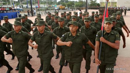 Acto del 37 Aniversario del Ejército de Nicaragua