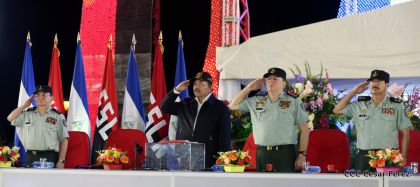 Acto del 37 Aniversario del Ejército de Nicaragua