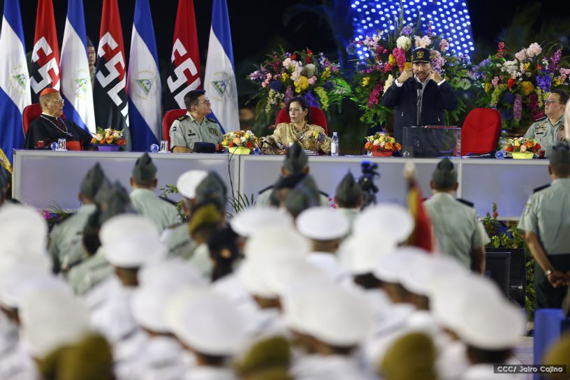 Acto del 37 Aniversario del Ejército de Nicaragua