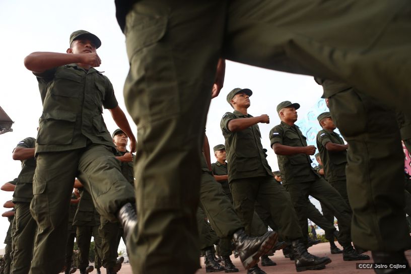 Acto del 37 Aniversario del Ejército de Nicaragua