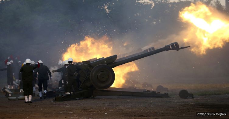 Acto del 37 Aniversario del Ejército de Nicaragua