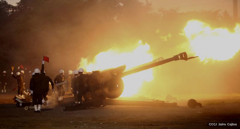 Acto del 37 Aniversario del Ejército de Nicaragua