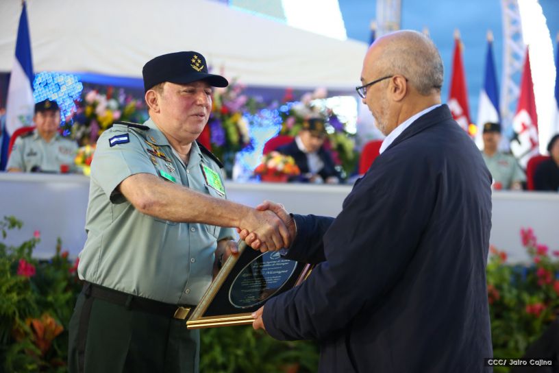 Acto del 37 Aniversario del Ejército de Nicaragua
