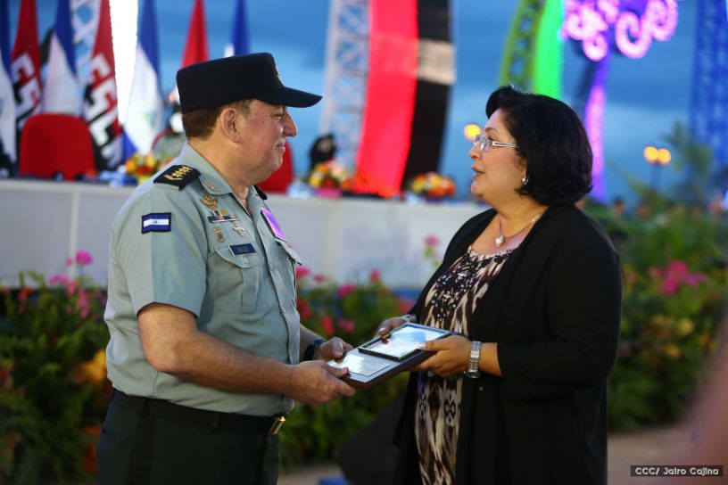 Acto del 37 Aniversario del Ejército de Nicaragua