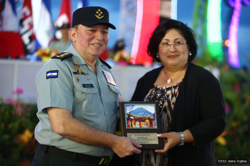 Acto del 37 Aniversario del Ejército de Nicaragua