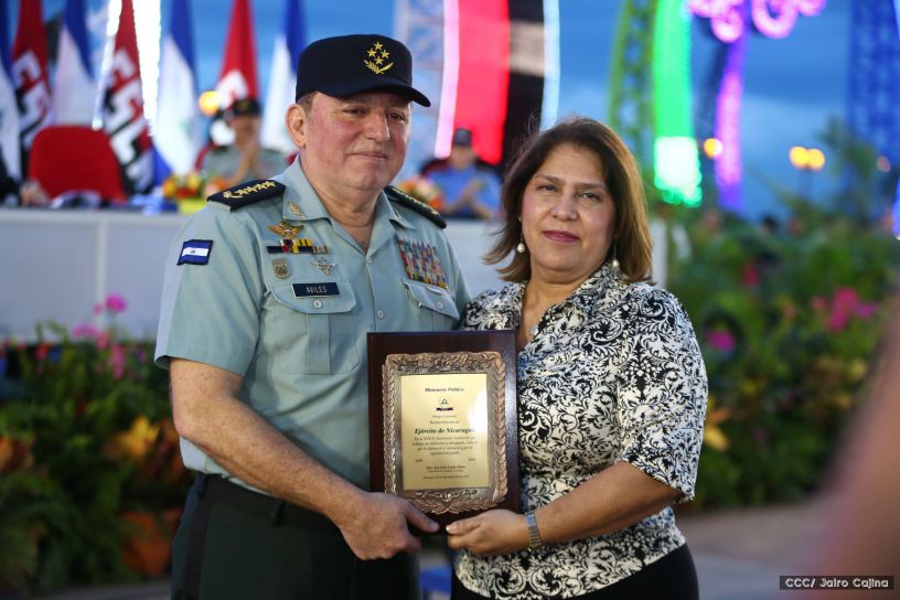 Acto del 37 Aniversario del Ejército de Nicaragua