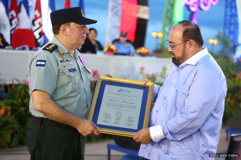 Acto del 37 Aniversario del Ejército de Nicaragua