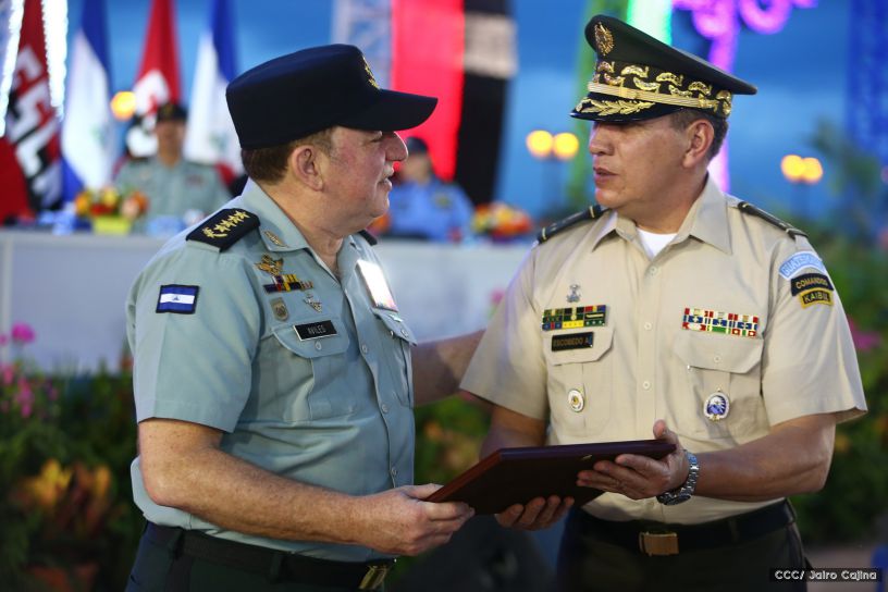 Acto del 37 Aniversario del Ejército de Nicaragua
