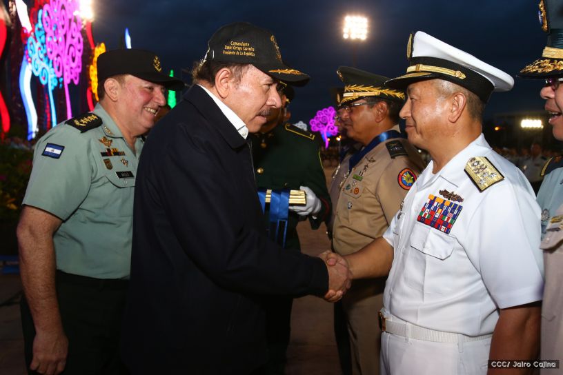 Acto del 37 Aniversario del Ejército de Nicaragua