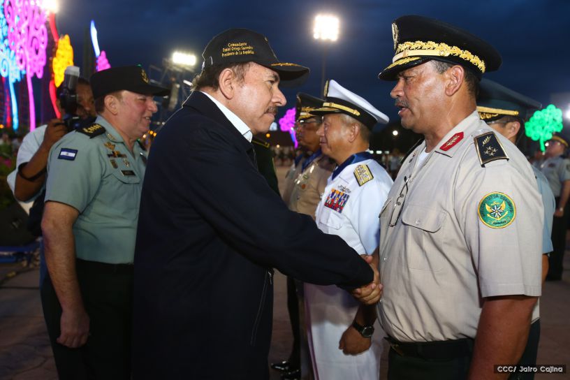 Acto del 37 Aniversario del Ejército de Nicaragua