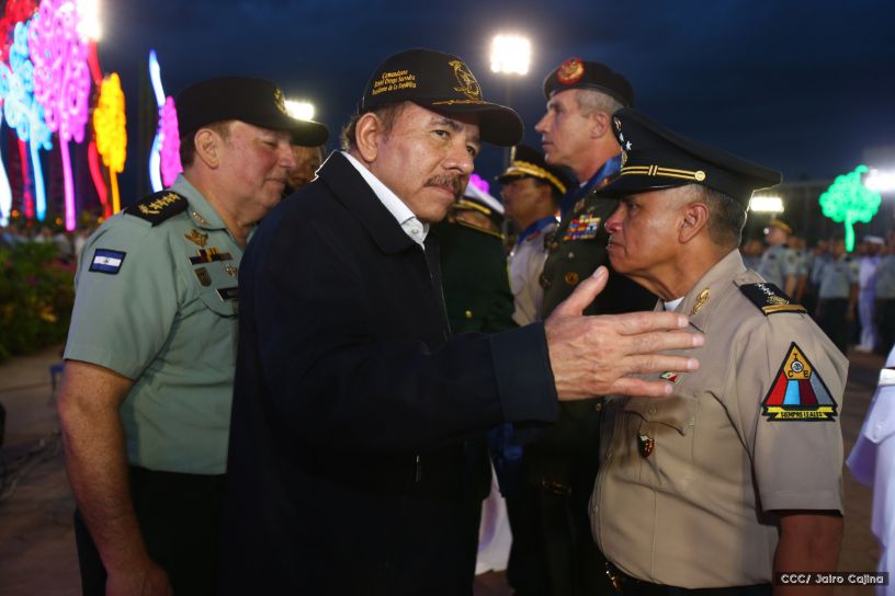 Acto del 37 Aniversario del Ejército de Nicaragua