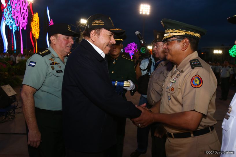 Acto del 37 Aniversario del Ejército de Nicaragua