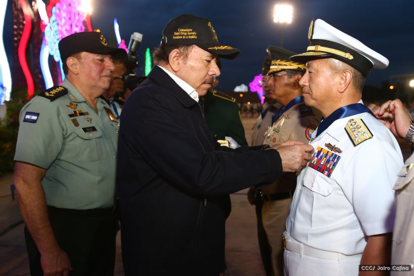 Acto del 37 Aniversario del Ejército de Nicaragua