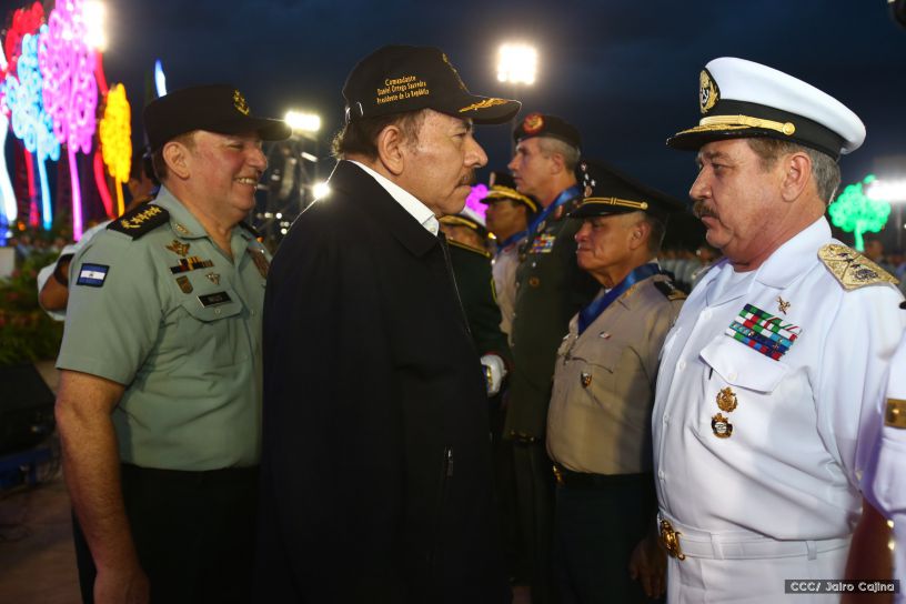 Acto del 37 Aniversario del Ejército de Nicaragua