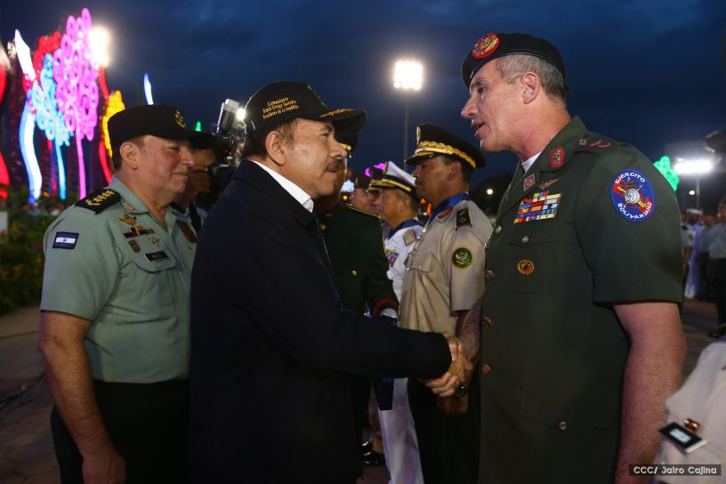 Acto del 37 Aniversario del Ejército de Nicaragua