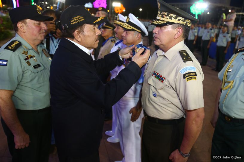 Acto del 37 Aniversario del Ejército de Nicaragua