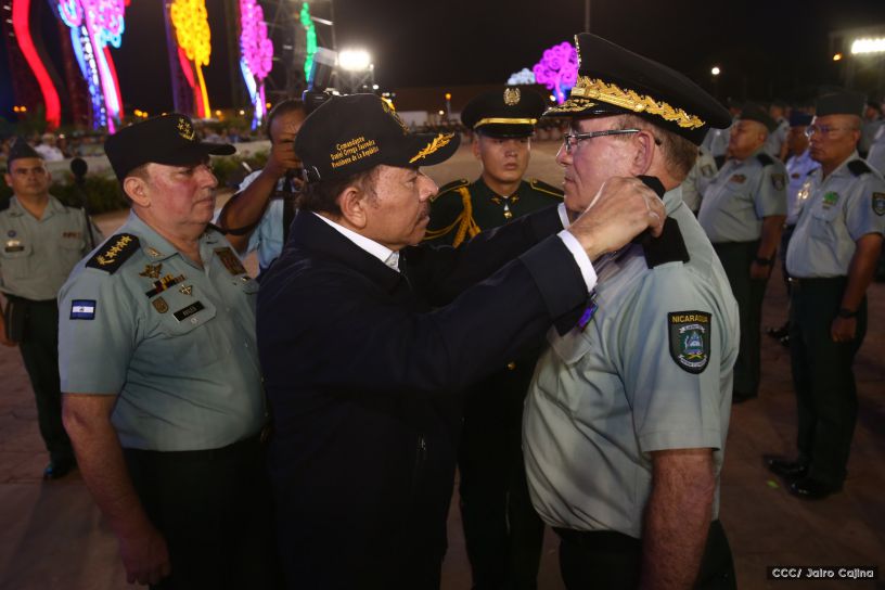 Acto del 37 Aniversario del Ejército de Nicaragua