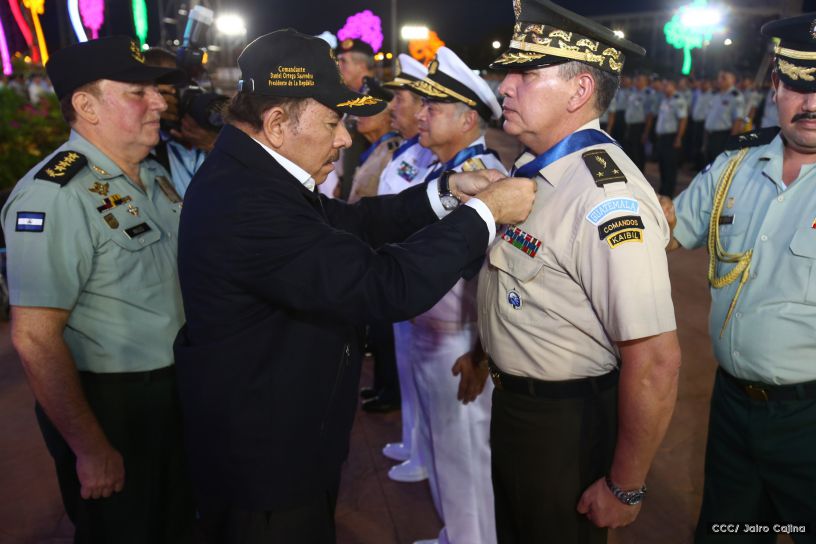 Acto del 37 Aniversario del Ejército de Nicaragua