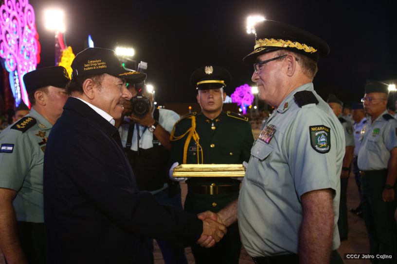 Acto del 37 Aniversario del Ejército de Nicaragua