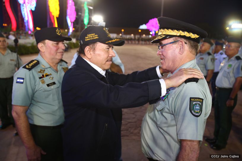 Acto del 37 Aniversario del Ejército de Nicaragua