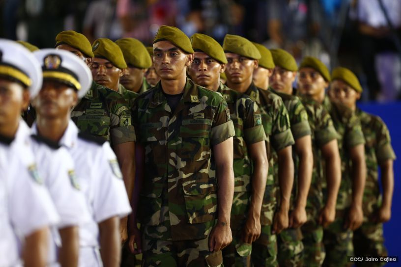 Acto del 37 Aniversario del Ejército de Nicaragua