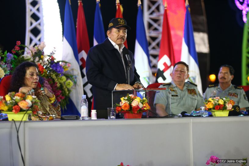 Acto del 37 Aniversario del Ejército de Nicaragua